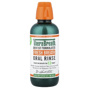 TheraBreath, ополаскиватель для полоскания рта Fresh Breath, мята, 473 мл (16 жидк. унций)