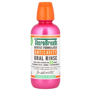 TheraBreath, Healthy Smile, ополаскиватель для полости рта, мята с блеском, 473 мл (16 жидк. унц.)