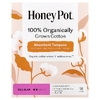 The Honey Pot Company, впитывающие тампоны из 100% органического хлопка, обычные, 18 шт.