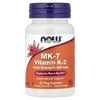 NOW Foods, MK-7, витамин K2, 300 мкг, 60 вегетарианских капсул