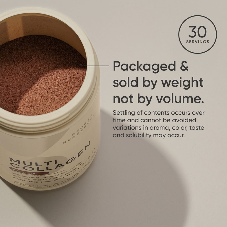 Sports Research, Multi Collagen, шоколад, 480 г (1,06 фунта)