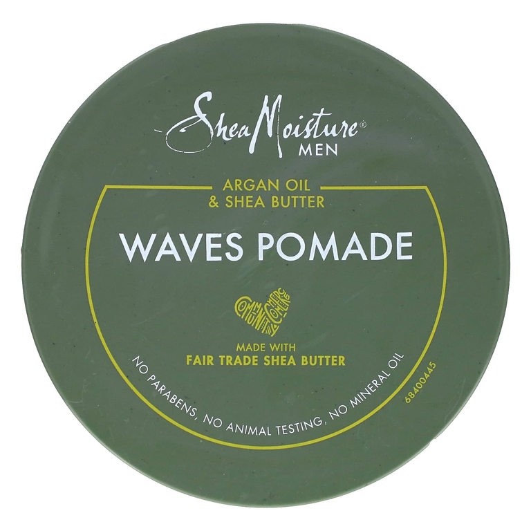 SheaMoisture, Men, Waves Pomade, аргановое масло и масло ши, 113 г (4 унции)