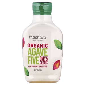 Madhava, Clean & Simple, Organic Agave Five®, подсластитель с низким гликемическим индексом, 454 г (16 унций)