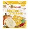 Happy Family Organics, Happy Baby®, органические крекеры для прорезывания зубов, манго и тыква с амарантом, 12 упаковок по 4 г (0,14 унции)