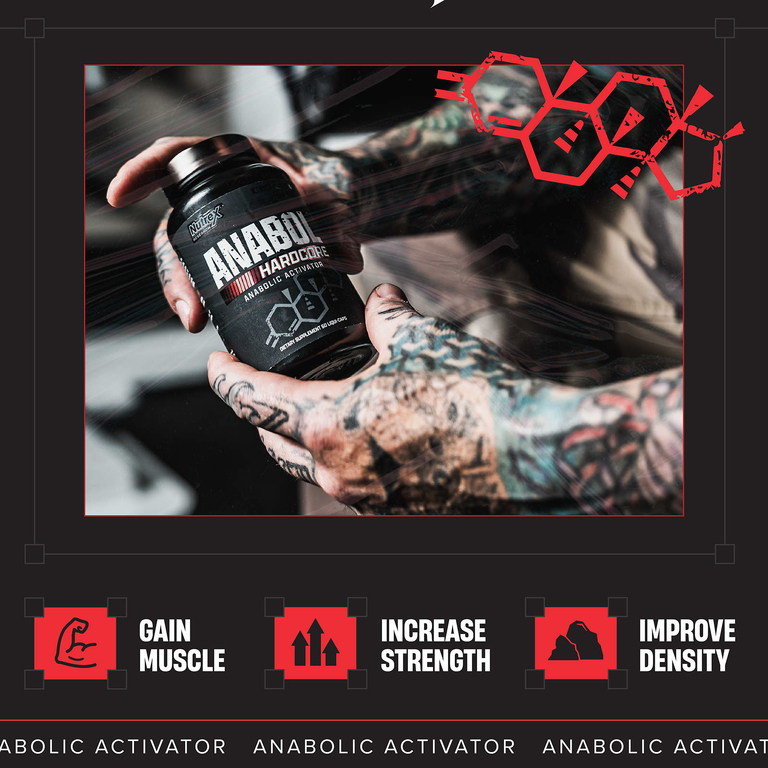 Nutrex Research, Anabol Hardcore, 160 мг, 60 капсул