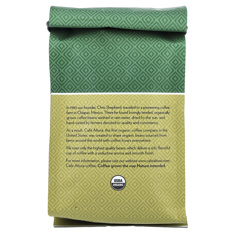 Cafe Altura, Organic Coffee, смесь для завтрака, цельные зерна, средняя обжарка, 283 г (10 унций)