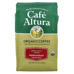 Cafe Altura, органический кофе, цельные зерна, французская обжарка, 283 г (10 унций)