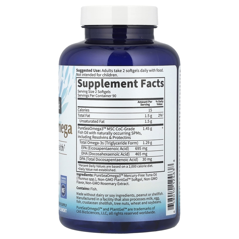 Garden of Life, Dr. Formulated, улучшенная формула омега жирных кислот, со вкусом цитрусовых, 180 капсул