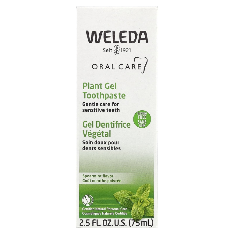 Weleda, зубная паста, без фтора, мята, 75 мл (2,5 жидк. унции)