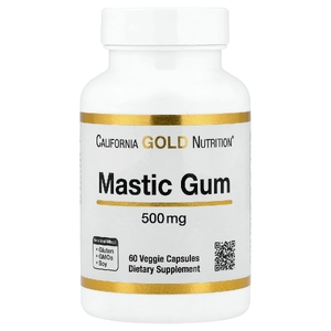 California Gold Nutrition, мастиковая смола, 60 растительных капсул