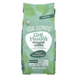 Four Sigmatic, Defend, молотый кофе с грибами и пробиотиками, средняя обжарка, 340 г (12 унций)