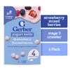 Gerber, Yogurt Melts®, для детей от 8 месяцев, ассорти из 4 шт. по 28 г (1 унция)