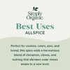 Simply Organic, Душистый перец, 73 г (2,57 унции)