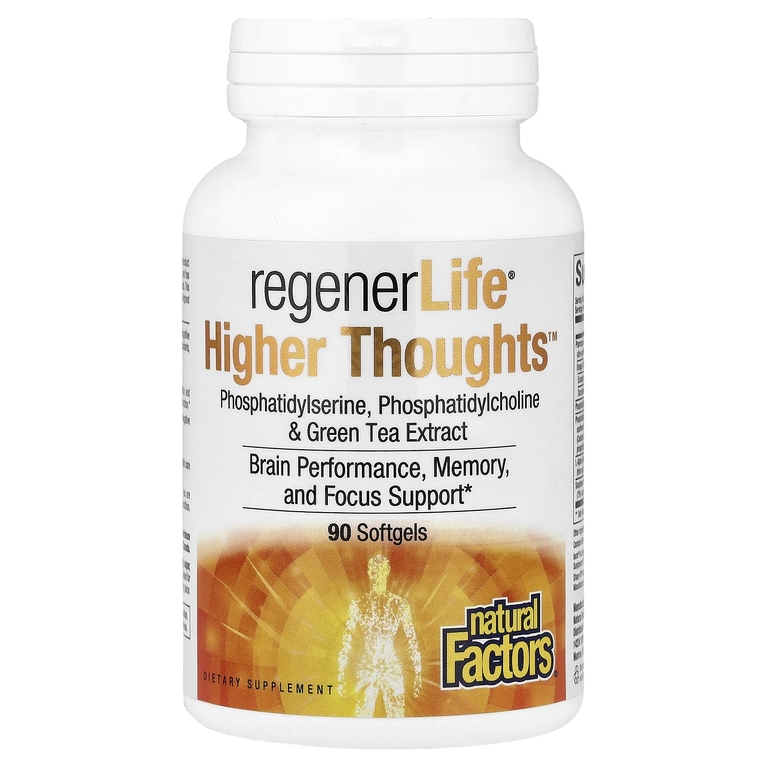 Natural Factors, RegenerLife®, Higher Thoughts™, 90 капсул