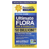 Renew Life, Extra Care, Ultimate Flora™  пробиотик, 60 веганских капсул с отсроченным высвобождением