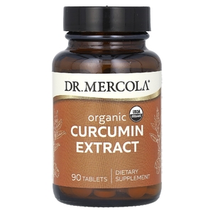 Dr. Mercola, Органический экстракт куркумина, 90 таблеток