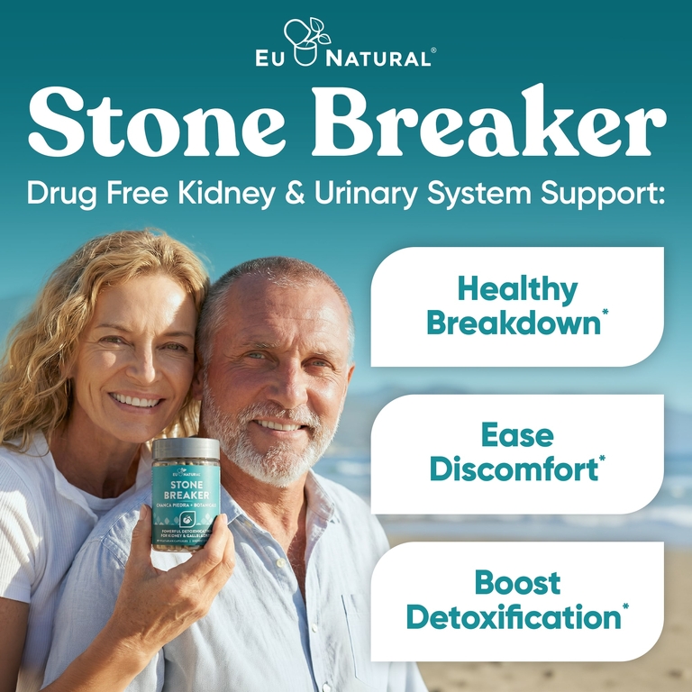 Eu Natural, STONE BREAKER, филлантус нирури, 60 вегетарианских капсул