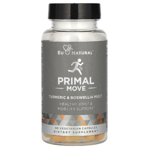 Eu Natural, Primal Move, мультивитамины с куркумой и босвеллией, 60 вегетарианских капсул (Товар снят с продажи) 