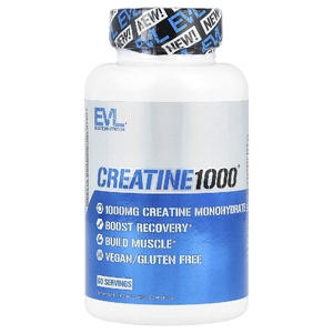 EVLution Nutrition, Creatine1000®, 120 растительных капсул (500 мг на капсулу)
