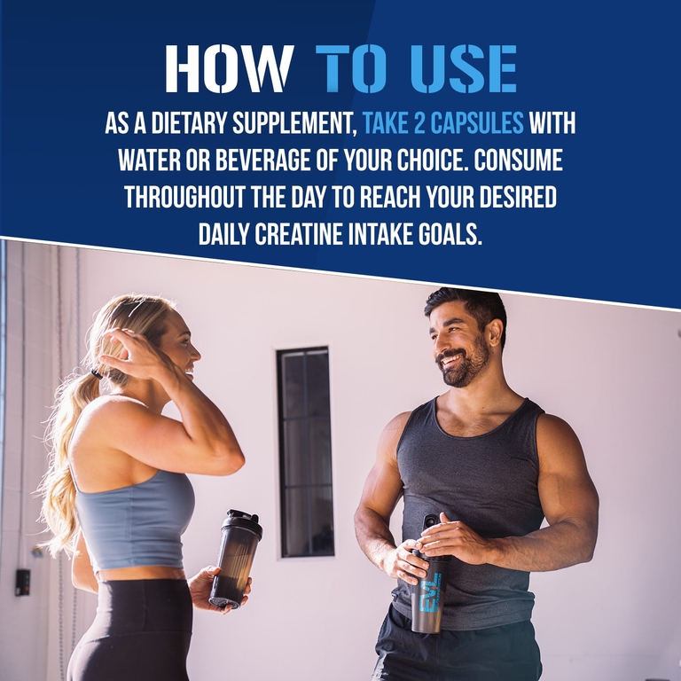 EVLution Nutrition, Creatine1000®, 120 растительных капсул (500 мг на капсулу)