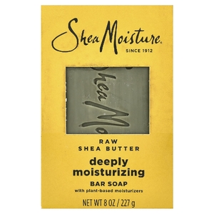 SheaMoisture, кусковое мыло с необработанным маслом ши, глубокое увлажнение, 227 г (8 унций)