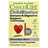 ChildLife Essentials, ChildBiotics™, добавка для поддержки иммунитета и пищеварения, натуральный ягодный вкус, 30 жевательных таблеток