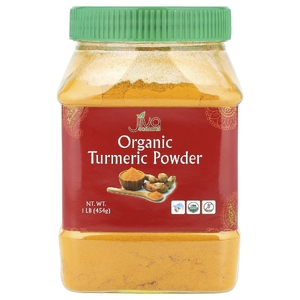 Jiva Organics, органический порошок из куркумы, 454 г (1 фунт)