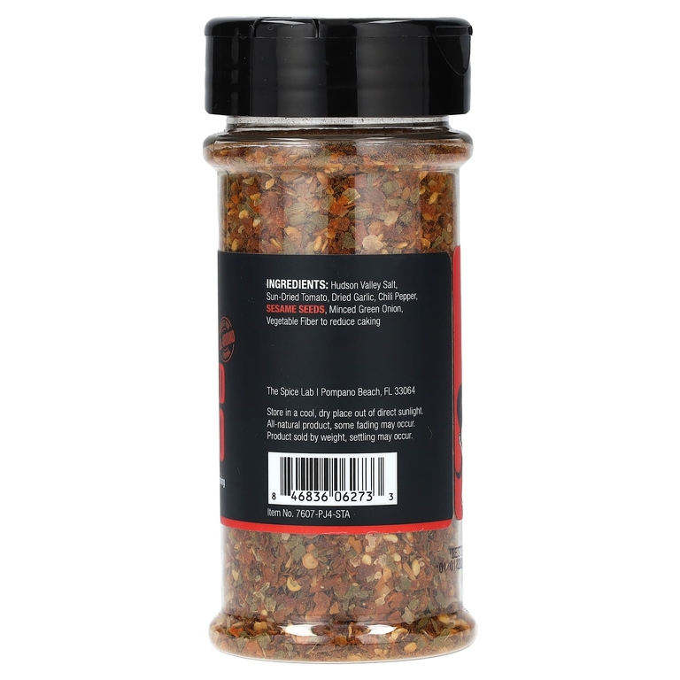 The Spice Lab, пряный итальянский вяленый томат, сушеный на солнце, 130,4 г (4,6 унции)