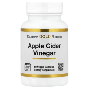 California Gold Nutrition, яблочный уксус, 60 растительных капсул