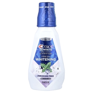 Crest, 3D White Brilliance Fresh, отбеливающий ополаскиватель для рта, без спирта, яркая мята, 500 мл (16,9 жидк. унции)