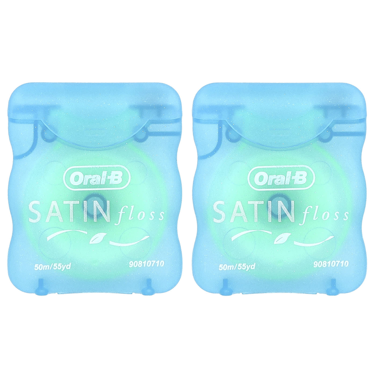 Oral-B, Complete, SATINfloss, мята, 2 шт. В упаковке, 50 м (54,6 ярда)