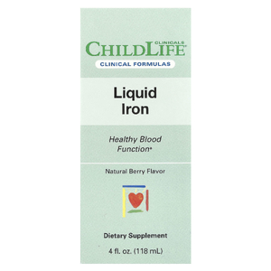 ChildLife Clinicals, жидкое железо, с натуральным ягодным вкусом, 118 мл (4 жидк. унции)