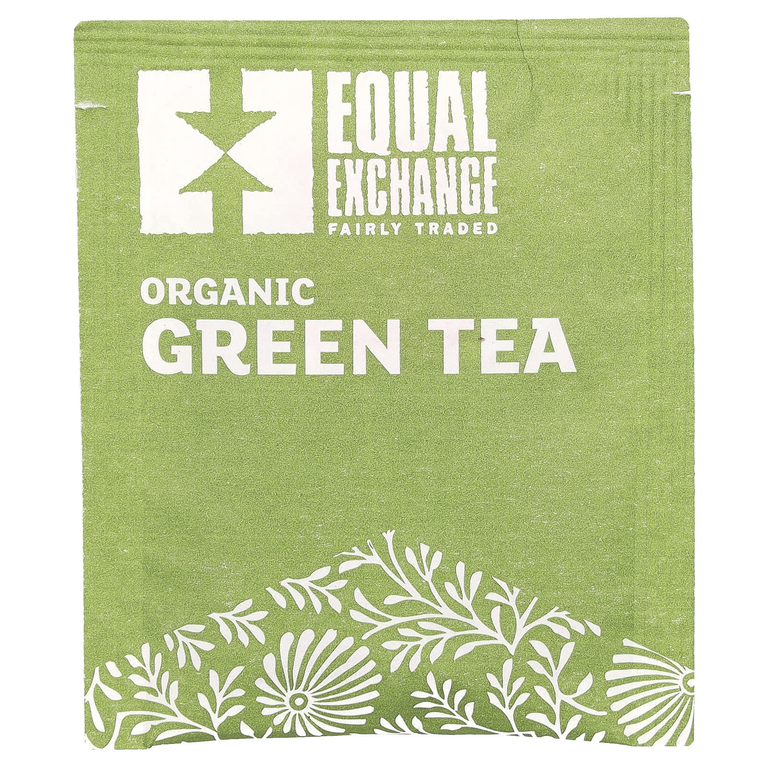 Equal Exchange, Органический зеленый чай, 20 чайных пакетиков, 40 г (1,41 унции)