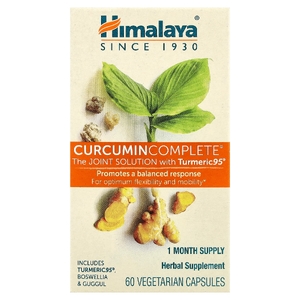 Himalaya, Curcumin Complete, Совместное решение, 60 вегетарианских капсул (Товар снят с продажи) 