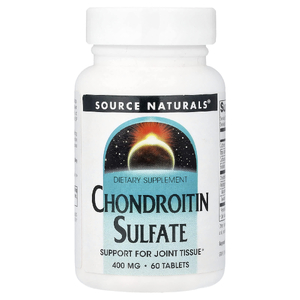 Source Naturals, сульфат хондроитина, 400 мг, 60 таблеток