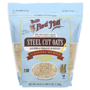 Bob's Red Mill, необработанный овес, цельнозерновой, 1,53 кг (54 унции)