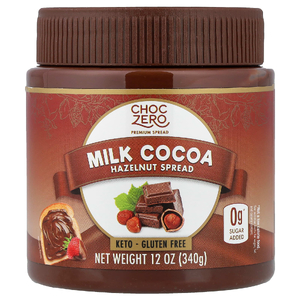 ChocZero, кетопаста, шоколадный фундук, 340 г (12 унций)