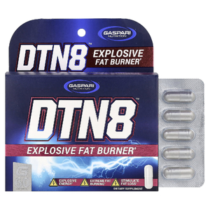 Gaspari Nutrition, DTN8, сжигатель жира с высоким уровнем действия, 60 капсул
