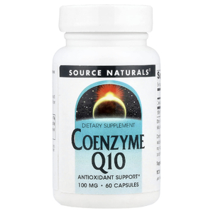 Source Naturals, коэнзим Q10, 100 мг, 60 капсул