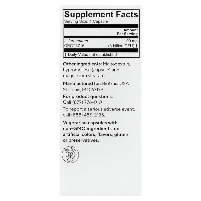 BioGaia, Elactia® Mum, 90 мг, 30 капсул