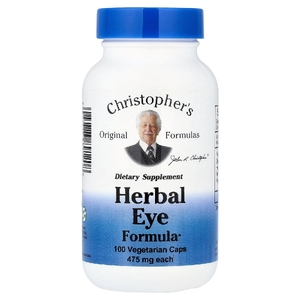 Christopher's Original Formulas, травяная формула для зрения, 100 вегетарианских капсул