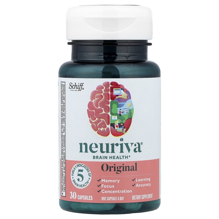 Schiff, Neuriva Brain Performance, оригинальный продукт, 30 капсул