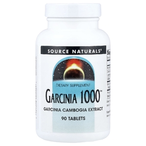 Source Naturals, экстракт гарцинии камбоджийской с хромом, 90 таблеток