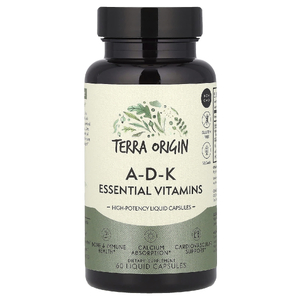 Terra Origin, ADK Essential Vitamins, 60 жидких капсул