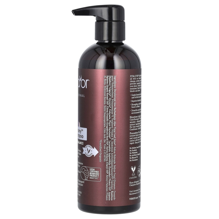 Pura D'or, ColorHarmony Purple, шампунь для профессионального использования, 473 мл (16 жидк. унций)