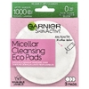 Garnier, SkinActive, очищающие мицеллярные диски, экологически чистые, 3 шт.