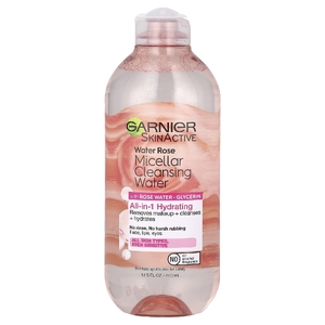 Garnier, SkinActive, мицеллярная очищающая вода с розовой водой и глицерином, 400 мл (13,5 жидк. унц.)