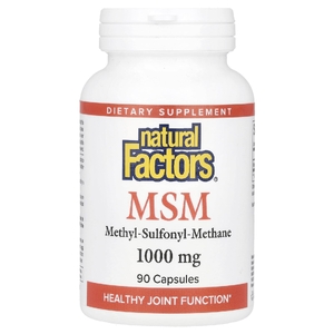 Natural Factors, МСМ, 1000 мг, 90 капсул