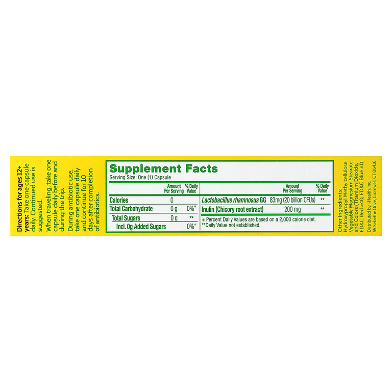 Culturelle, пробиотики, пробиотики максимальной силы, 30 вегетарианских капсул