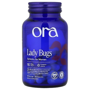 Ora, Lady Bugs, синбиотик для женщин, 60 капсул